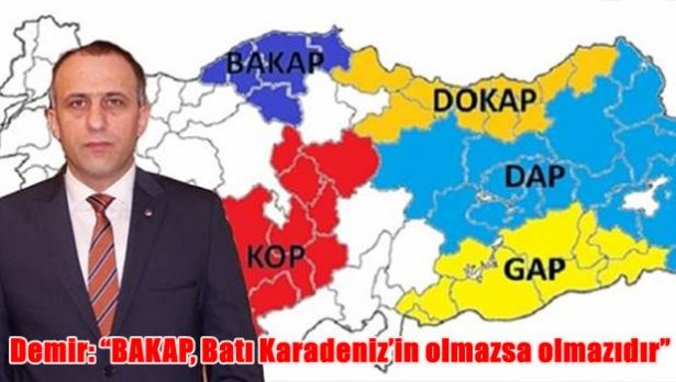 Demir: ´BAKAP, Batı Karadeniz´in olmazsa olmazıdır´