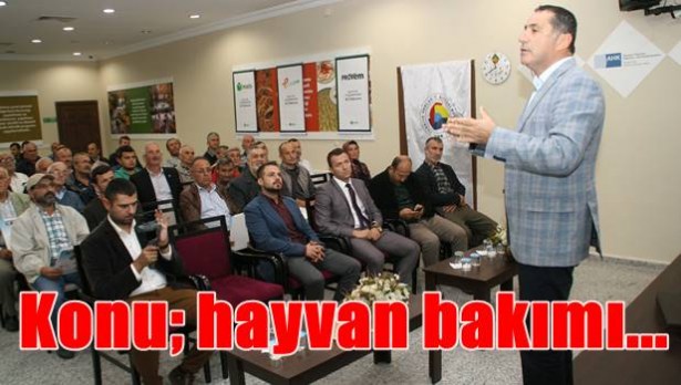 Hayvan bakımı ve beslenmesi anlatıldı