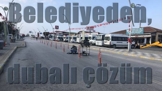 Belediyeden, dubalı çözüm