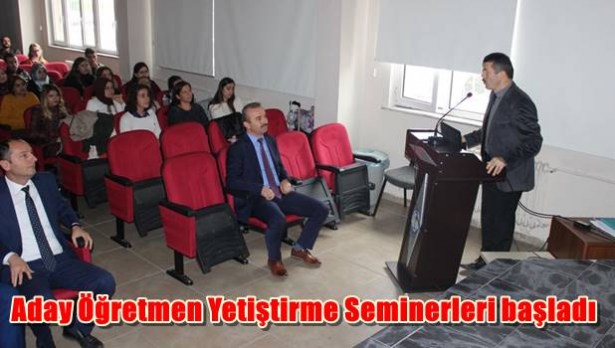 Aday Öğretmen Yetiştirme Seminerleri başladı